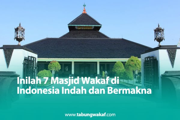 Masjid wakaf di Indonesia