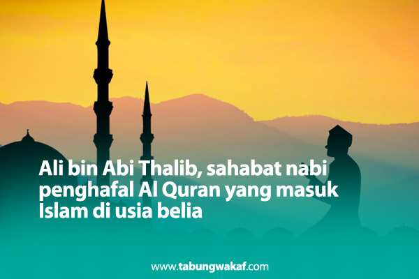 Ali bin Abi Thalib Sahabat Nabi Penghafal Al Quran
